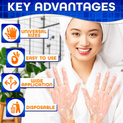 KETAR paraffin gloves universal fit – comfortable for men and women during wax or cooking.