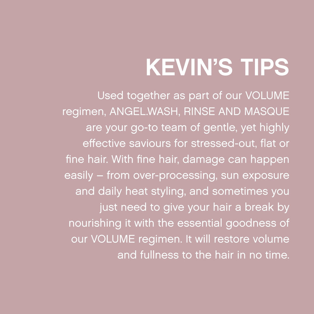 KEVIN.MURPHY ANGEL.RINSE bottle with delicate fragrance visual suitable for daily use.