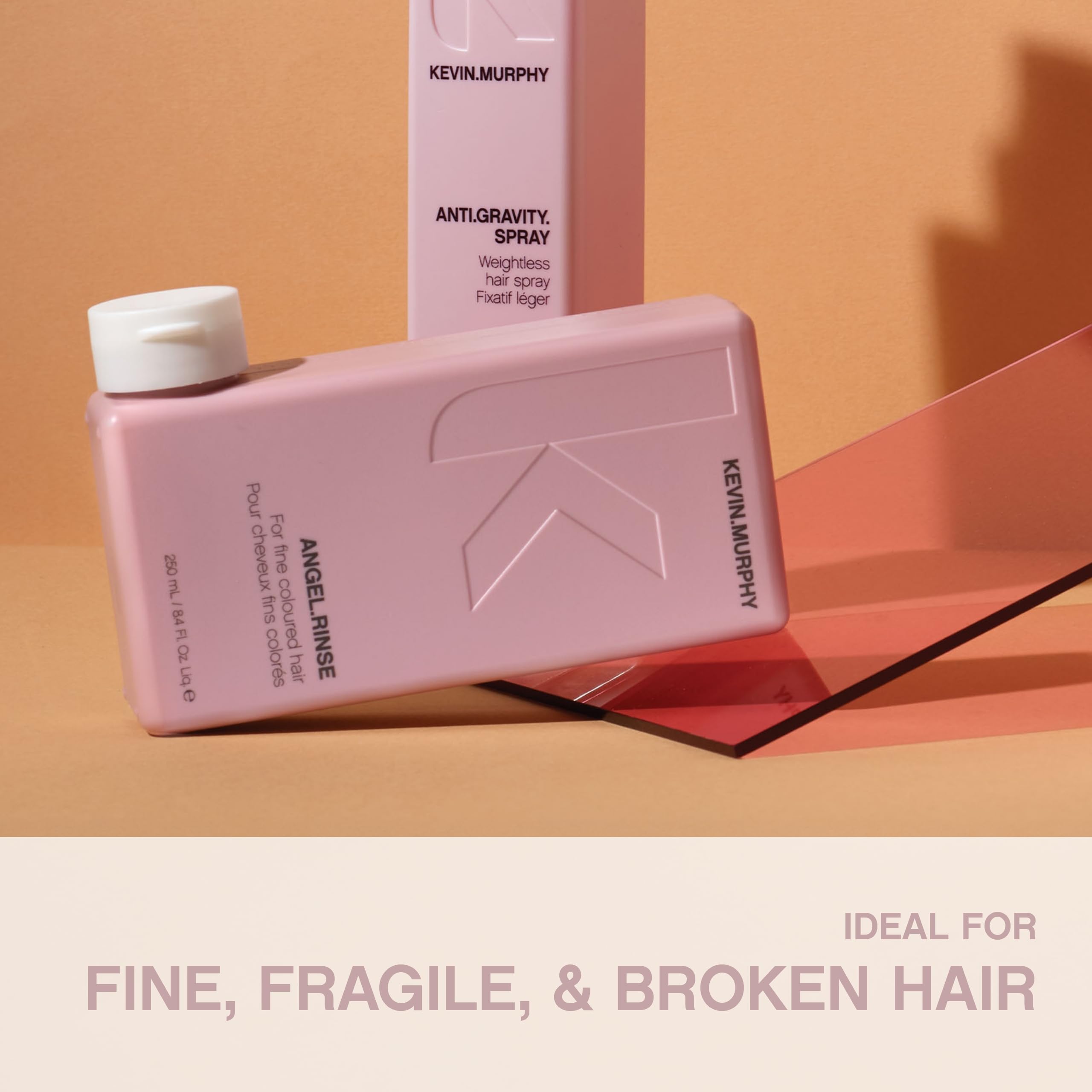 KEVIN.MURPHY ANGEL.RINSE sulphate-free formula supports gentle care for delicate hair.