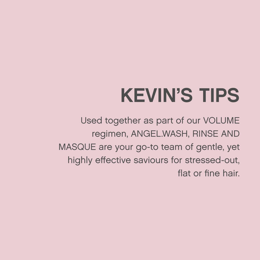 KEVIN.MURPHY Angel.Wash after-use shine suggests healthy looking colour.