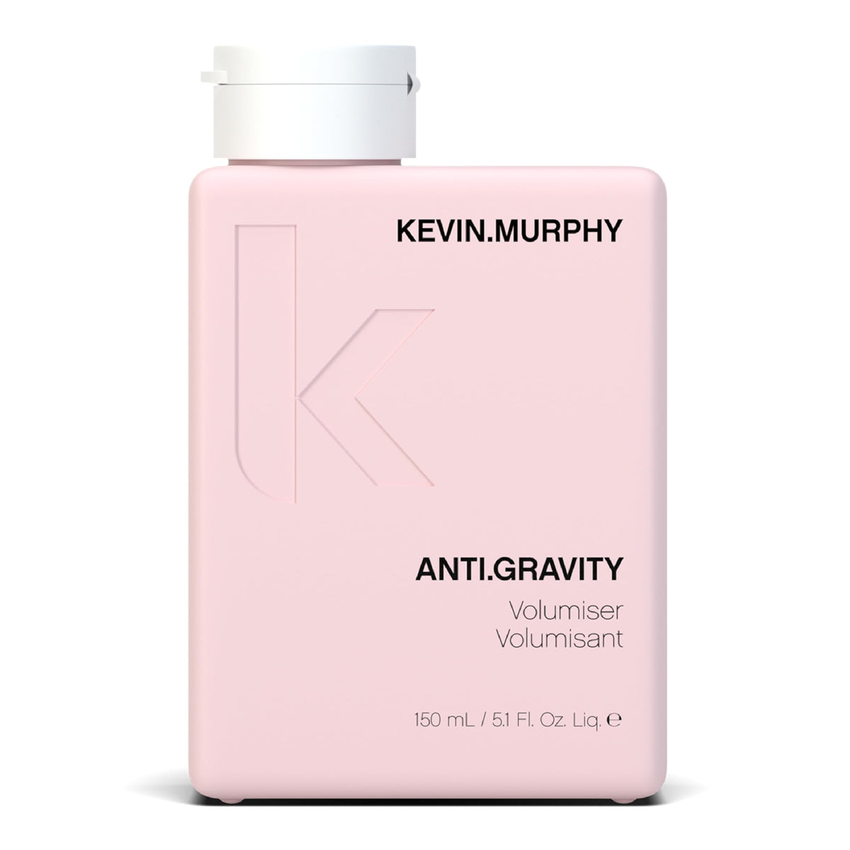 KEVIN.MURPHY ANTI.GRAVITY bottle close-up showing sleek design and styling potential