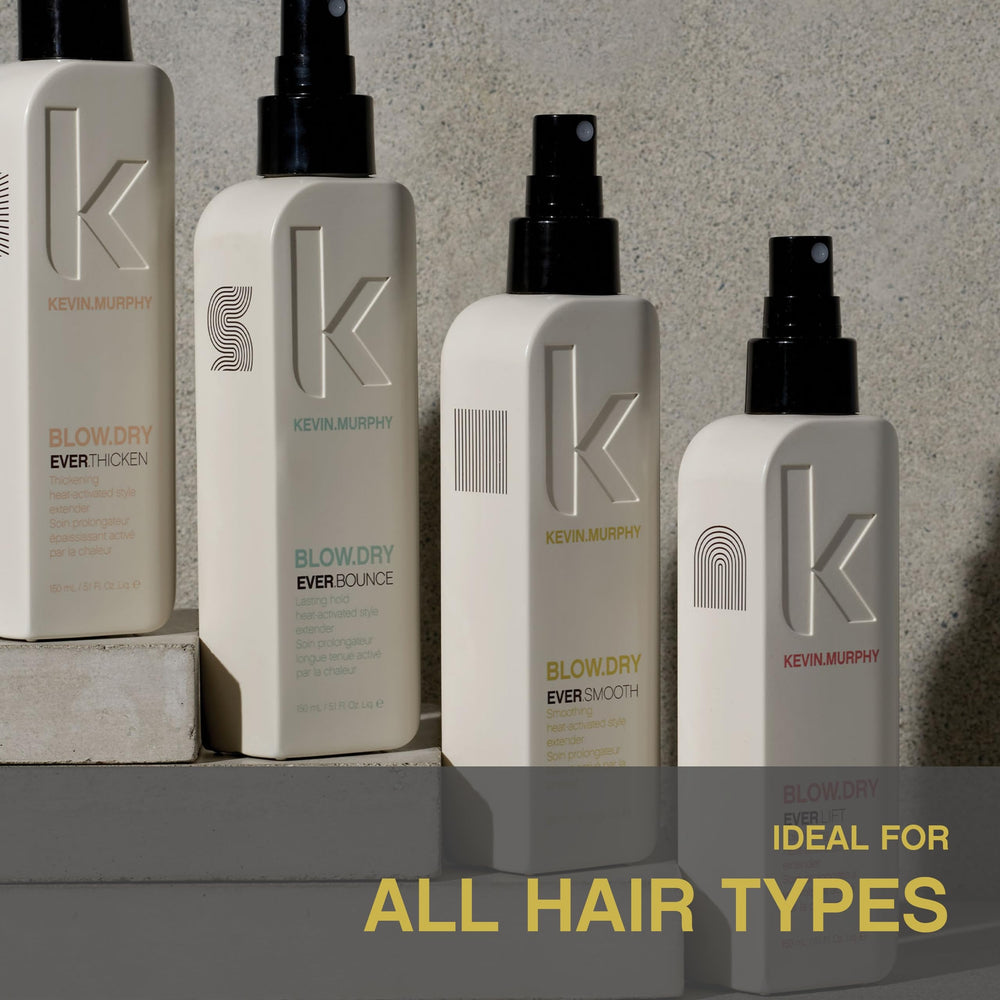 Humidity protection demo with BLOW.DRY EVER.SMOOTH on damp hair.