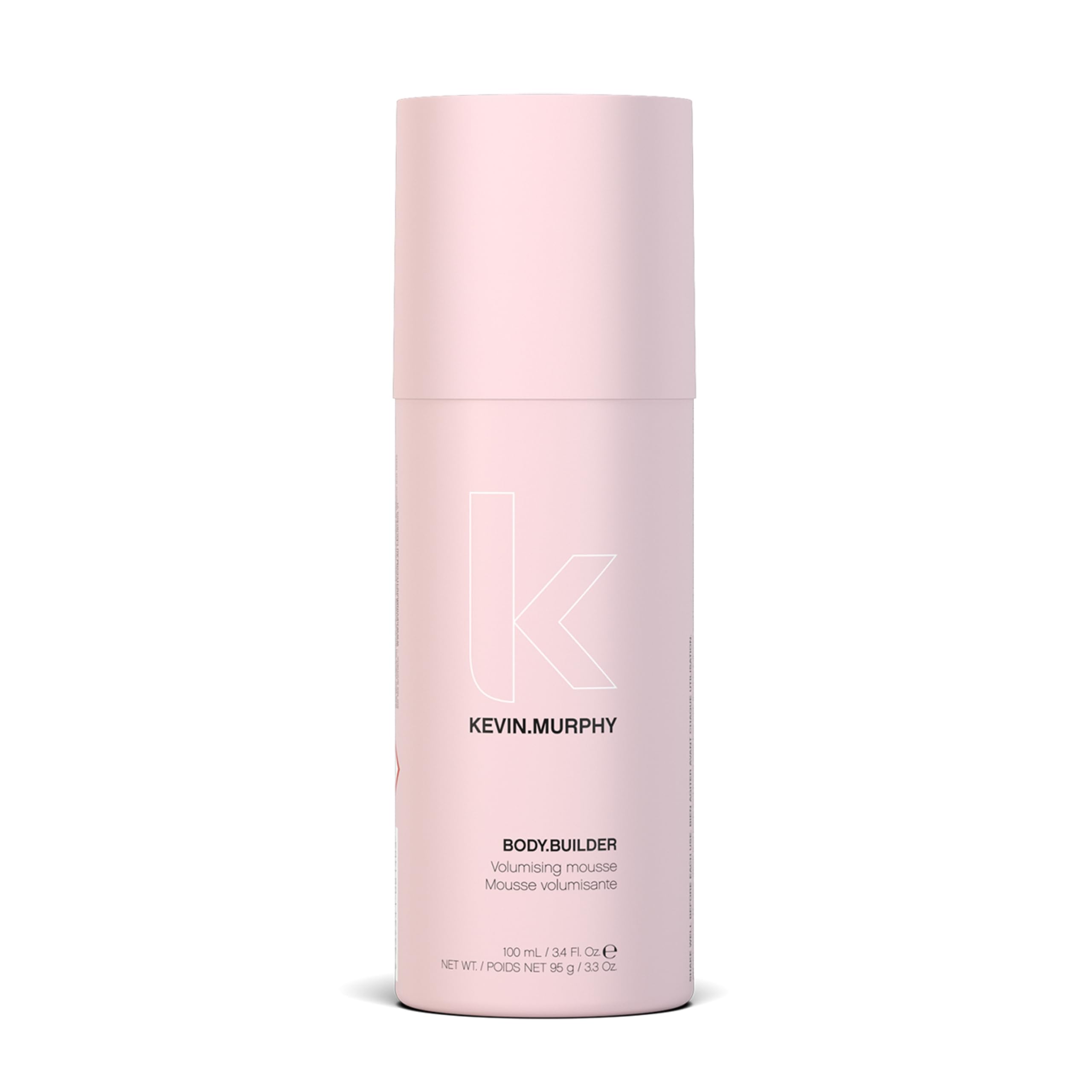 KEVIN.MURPHY BODY.BUILDER botella en primer plano para volumen ligero y tacto suave.