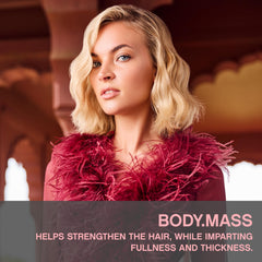 Kevin Murphy Body Mass bottle pour for easy application.