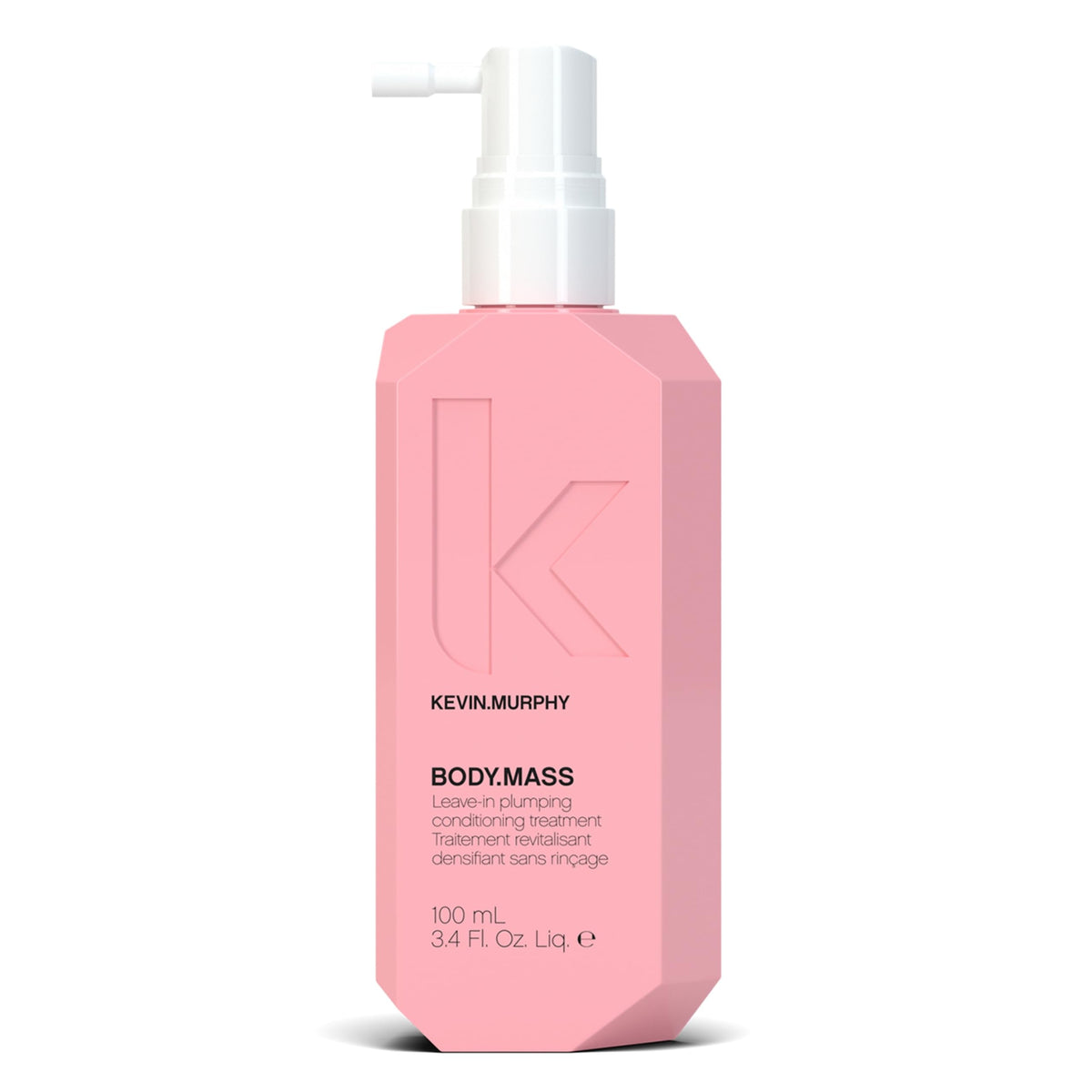 Kevin Murphy Body Mass bottle on shelf suggesting fuller hair results.