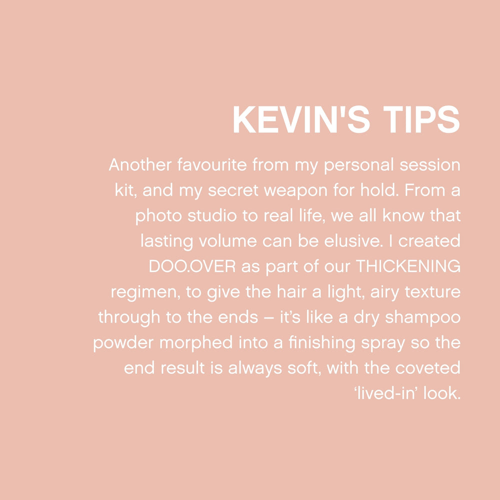 KEVIN.MURPHY DOO.OVER removes excess oils for a refreshed feel