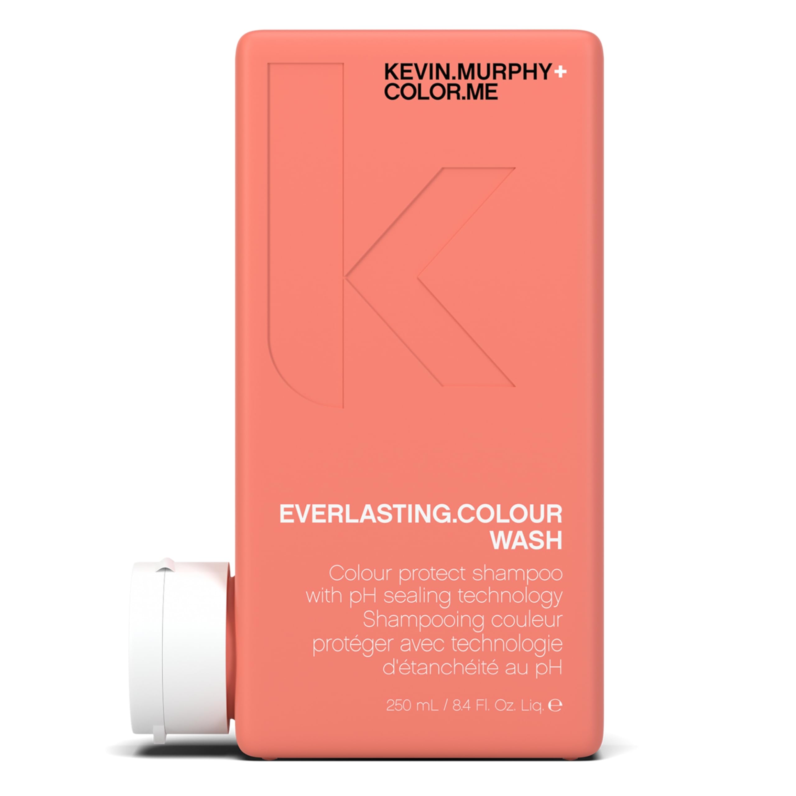 KEVIN.MURPHY EVERLASTING.COLOUR WASH bottle pour showing colour protection