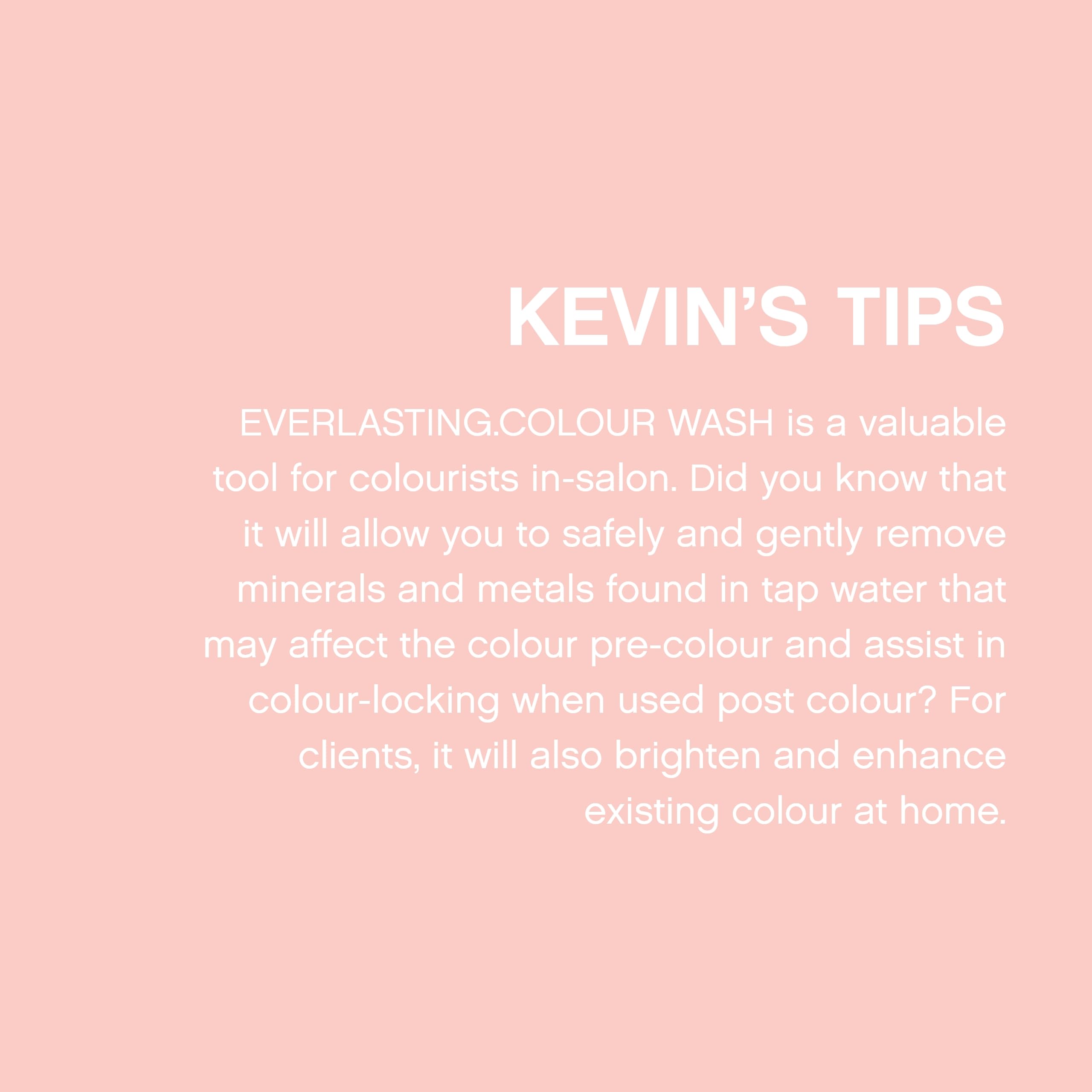 KEVIN.MURPHY EVERLASTING.COLOUR WASH pH-balanced formula in bottle