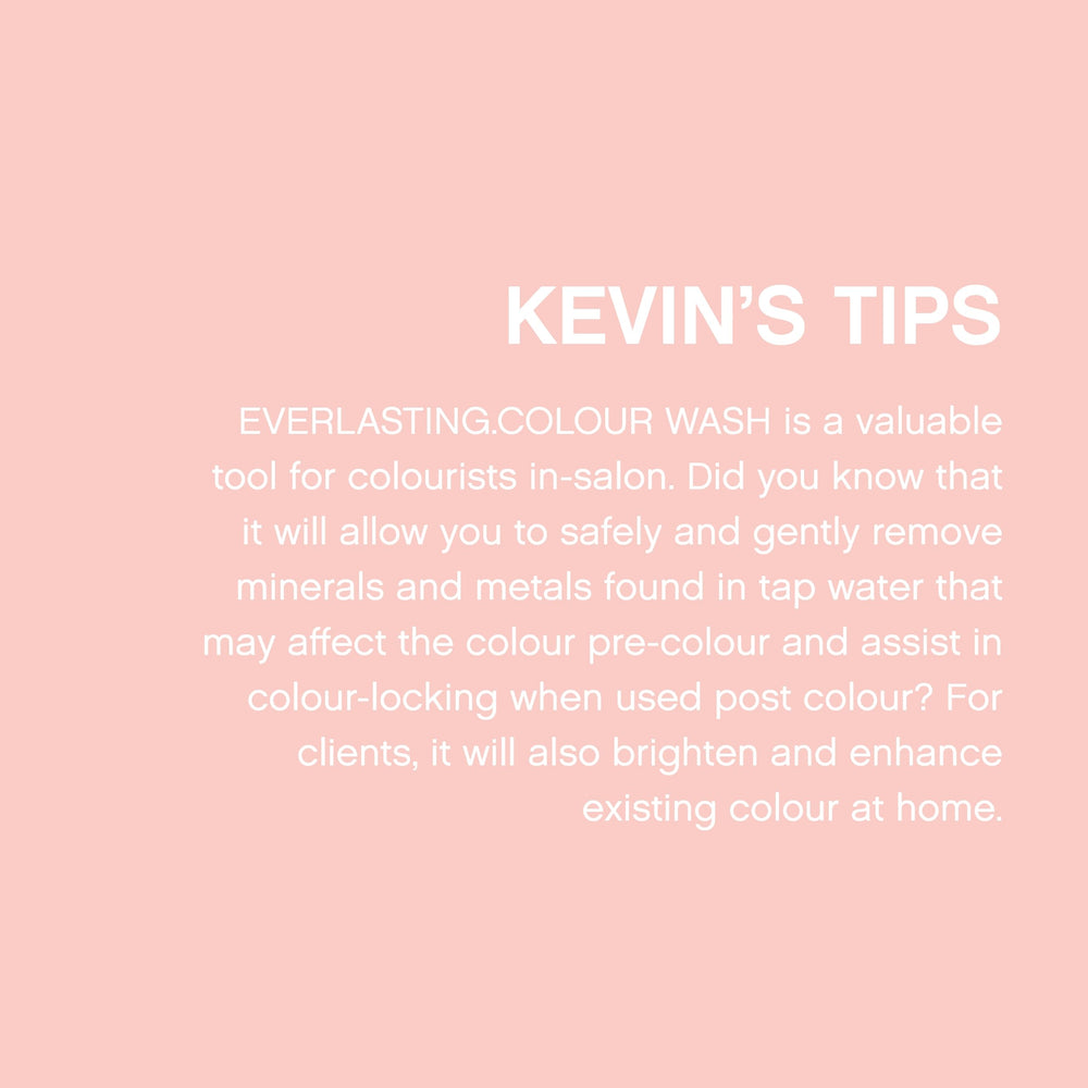 KEVIN.MURPHY EVERLASTING.COLOUR WASH pH-balanced formula in bottle