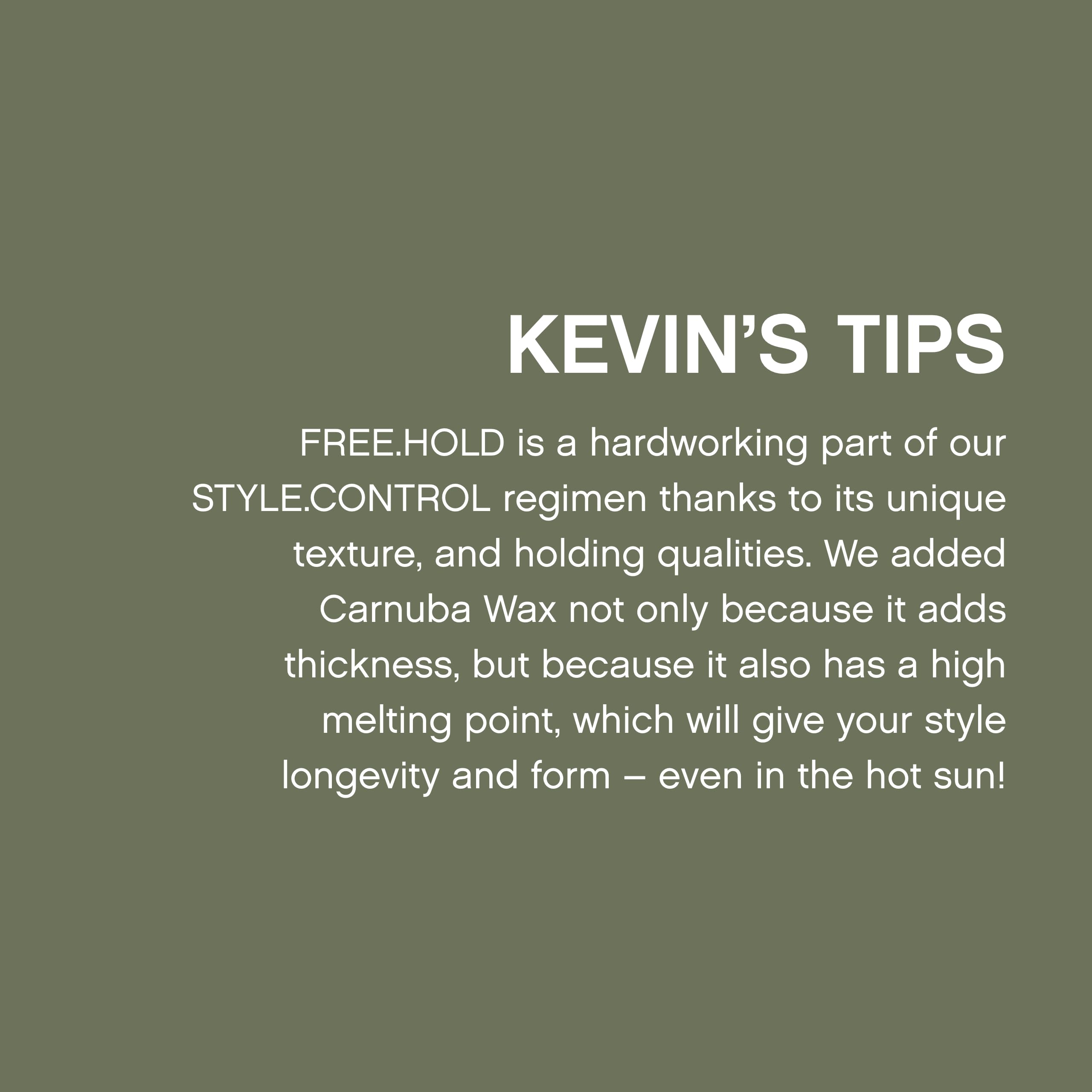 KEVIN.MURPHY FREE.HOLD fórmula libre de parabenos y sulfatos