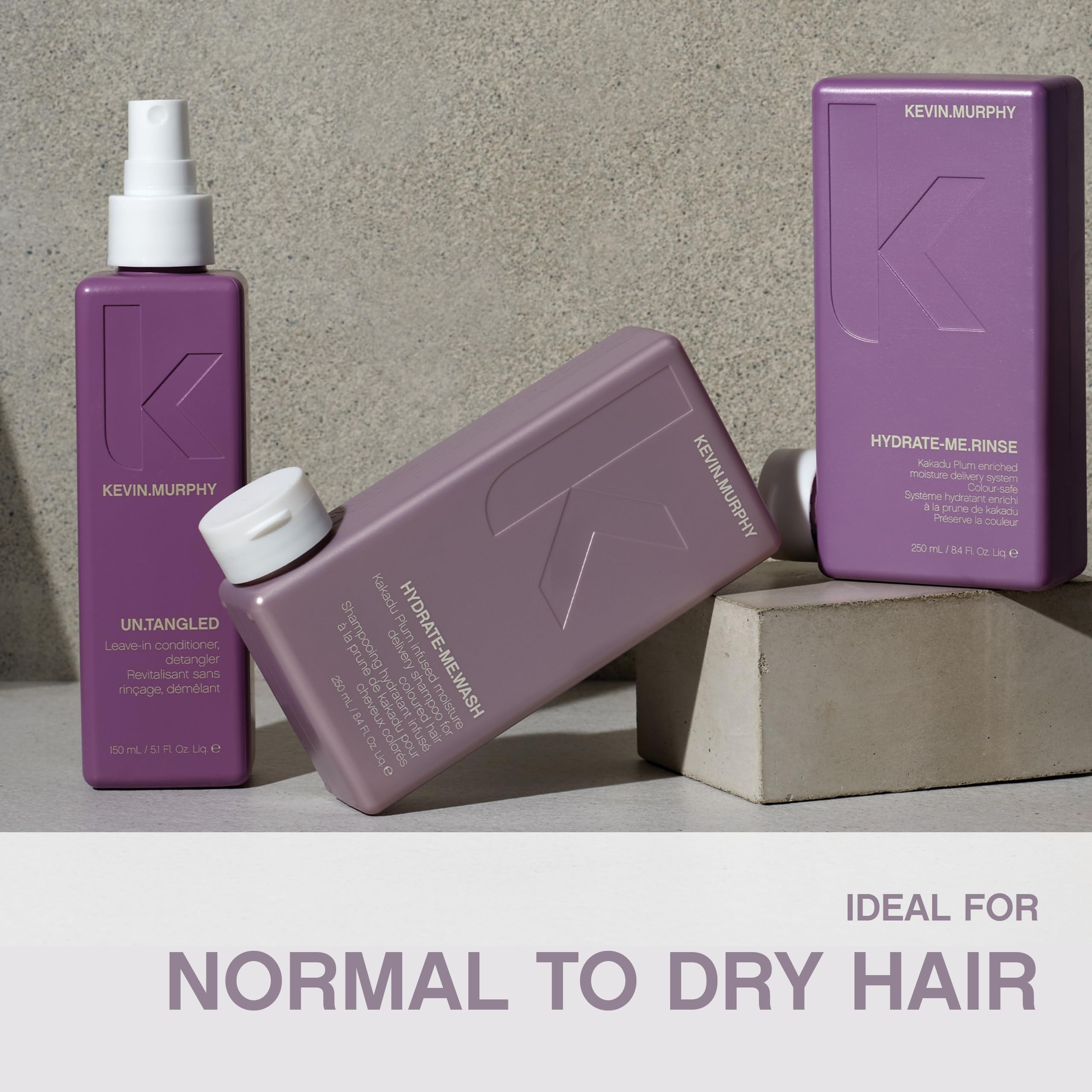 Antioxidant-rich formula illustration paired with KEVIN.MURPHY HYDRATE-ME.WASH