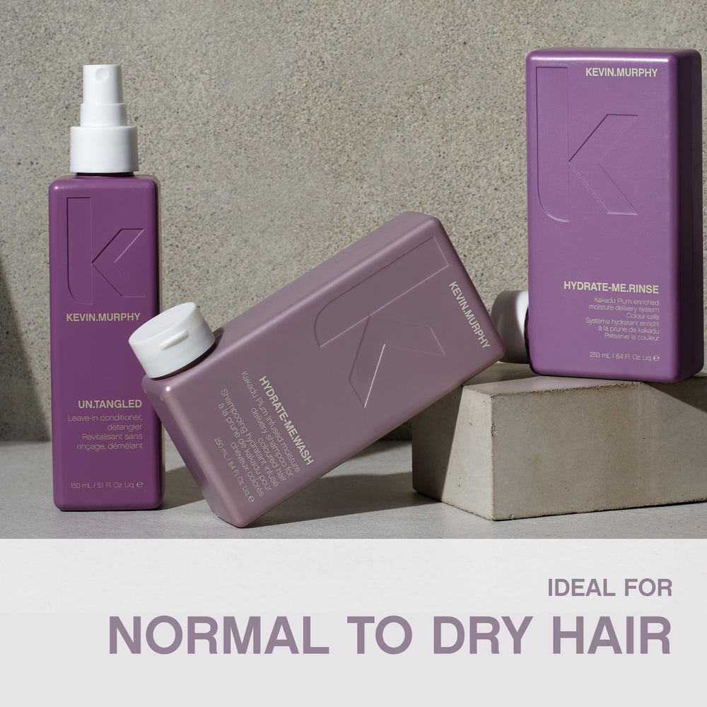 Antioxidant-rich formula illustration paired with KEVIN.MURPHY HYDRATE-ME.WASH