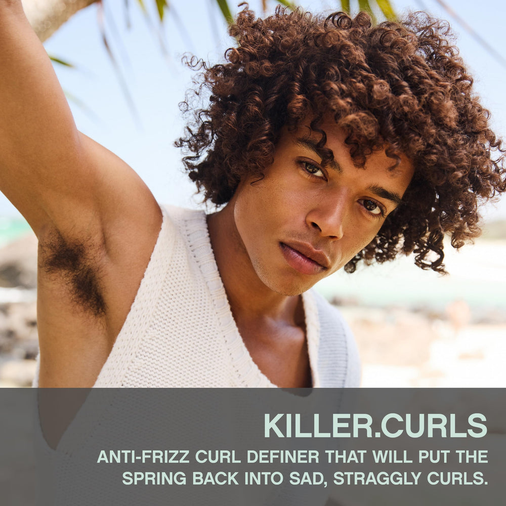 KEVIN.MURPHY KILLER.CURLS pump-dispense bottle for easy, mess-free application