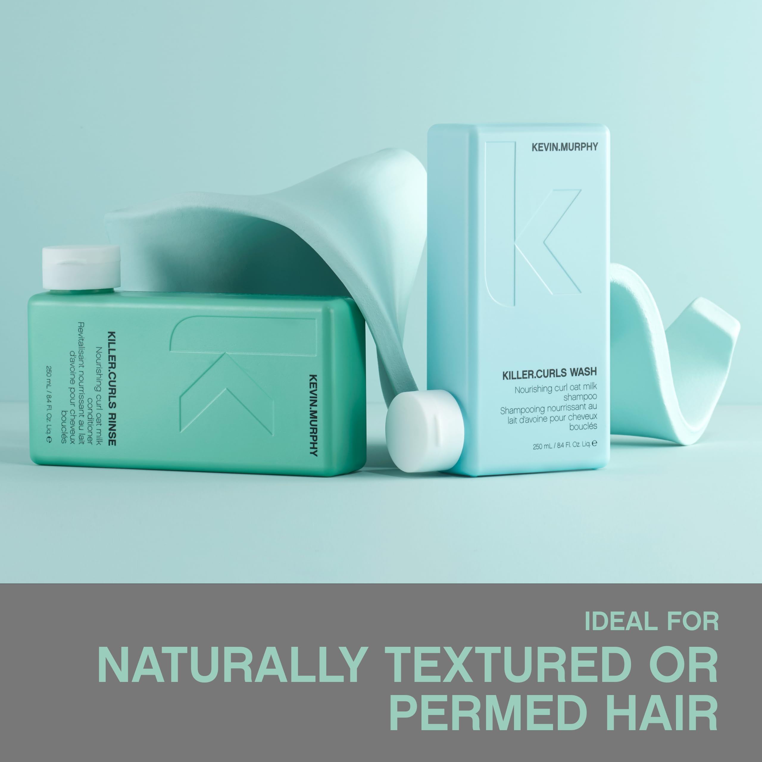 KEVIN.MURPHY KILLER.CURLS RINSE on color-treated hair with added shine