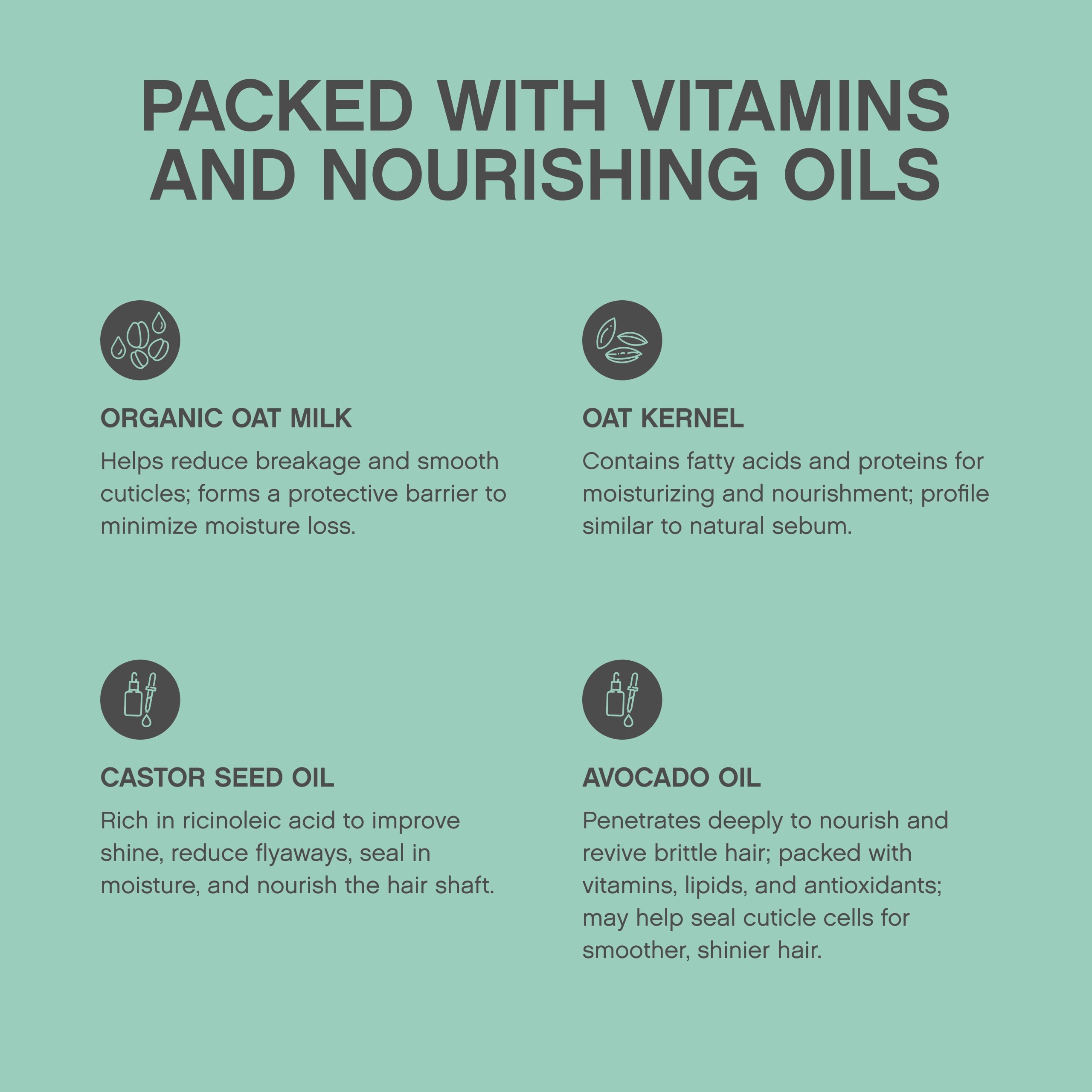 KEVIN.MURPHY KILLER.CURLS RINSE ingredient panel highlights oat milk hydration