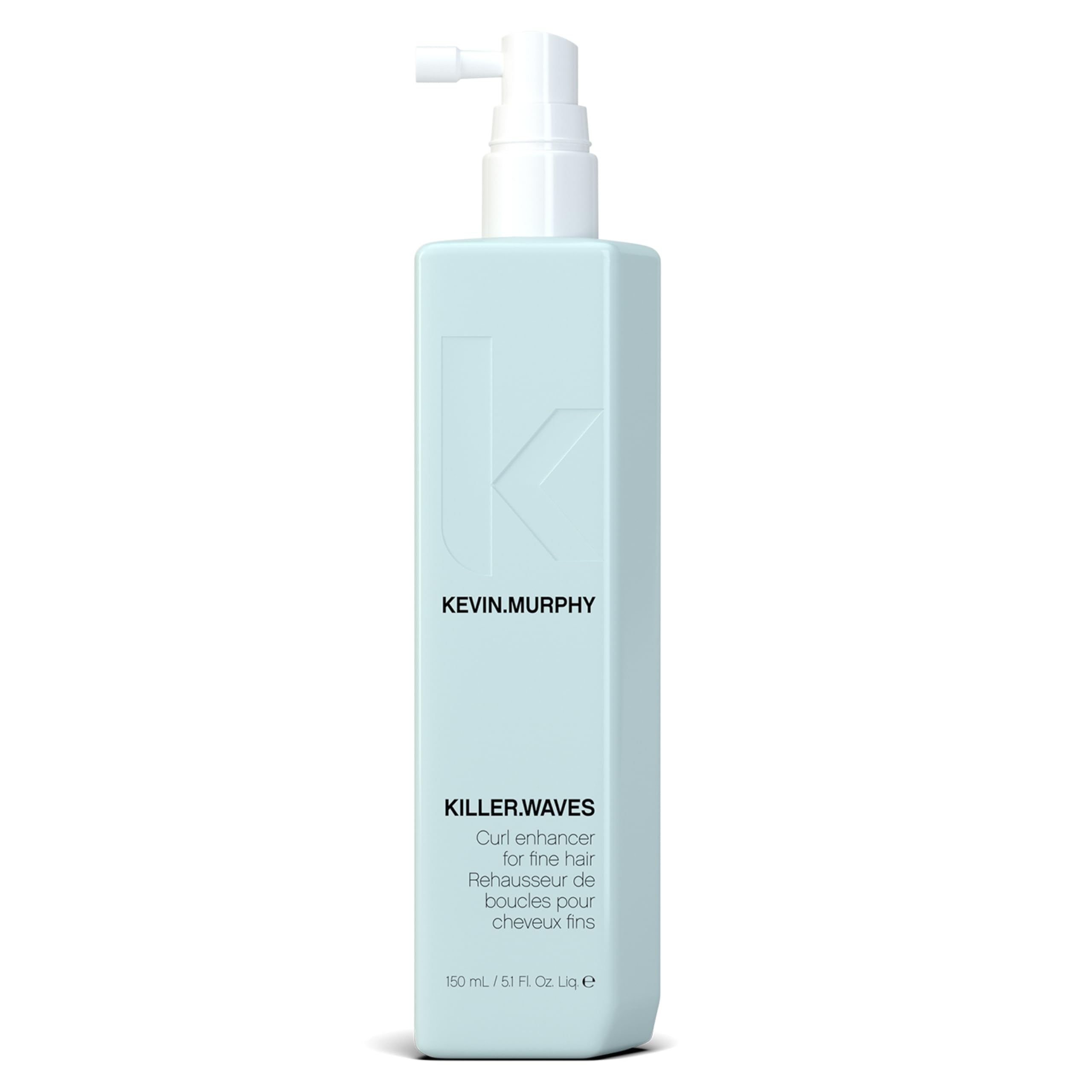KEVIN.MURPHY Killer.WAVES bottle close-up showing weightless wave enhancement for fine hair