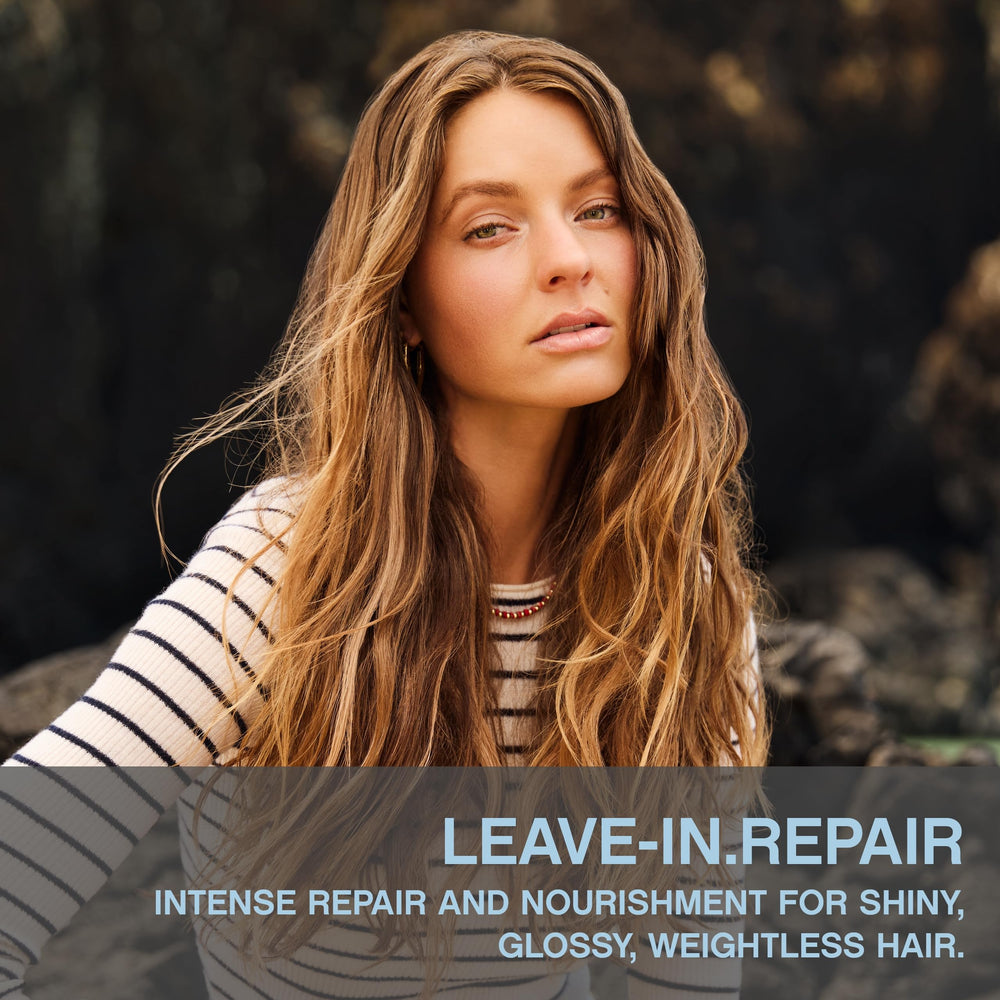 KEVIN.MURPHY Leave-In.Repair being applied on hair for even distribution and easy styling prep.