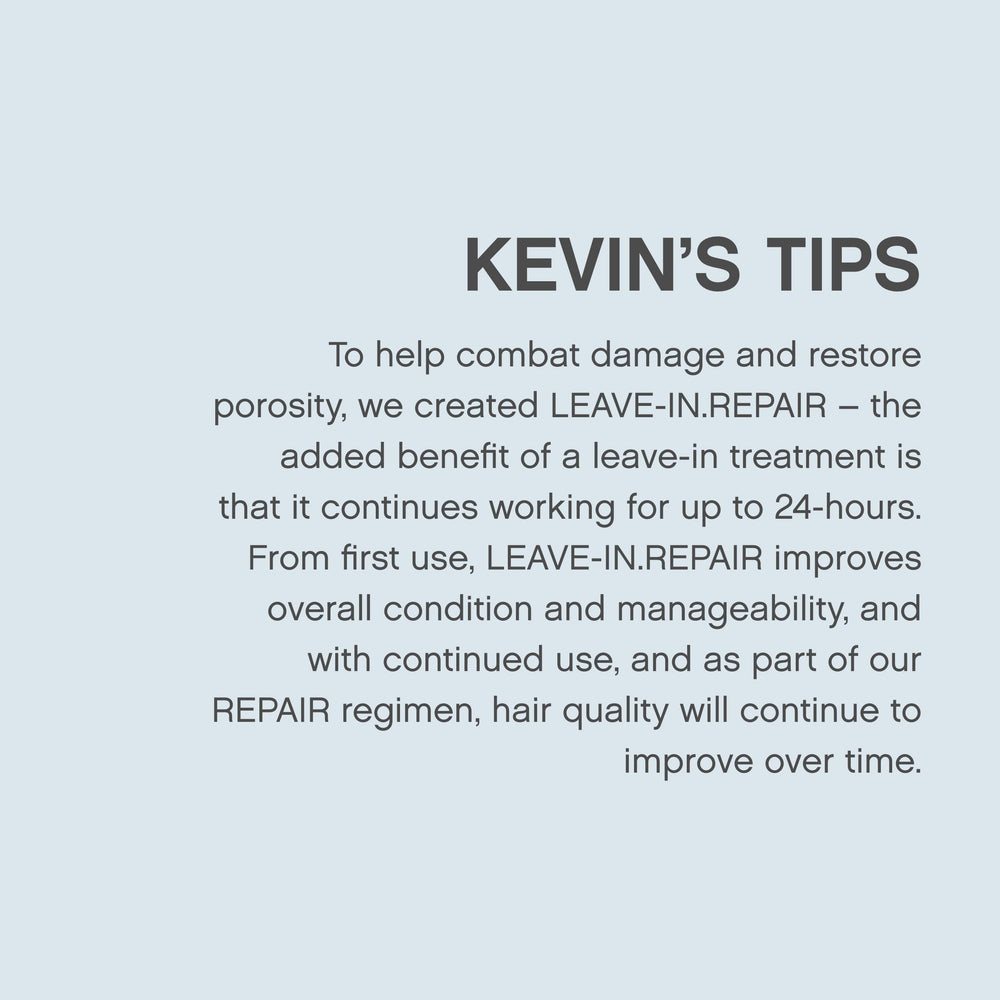 KEVIN.MURPHY Leave-In.Repair cruelty-free formula suitable for ethical hair care.