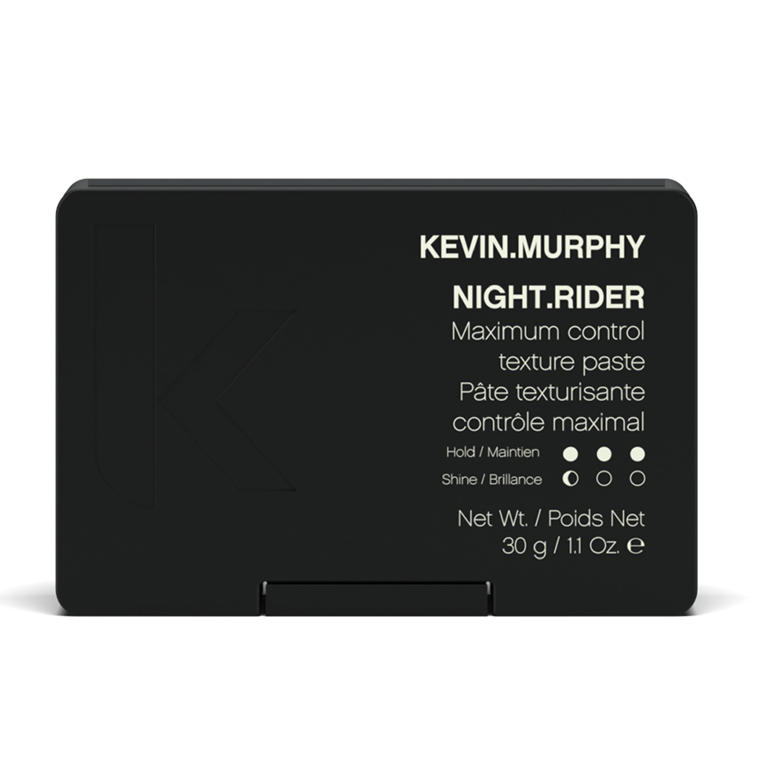 KEVIN.MURPHY NIGHT.RIDER, pasta de peinado fuerte para acabado mate.