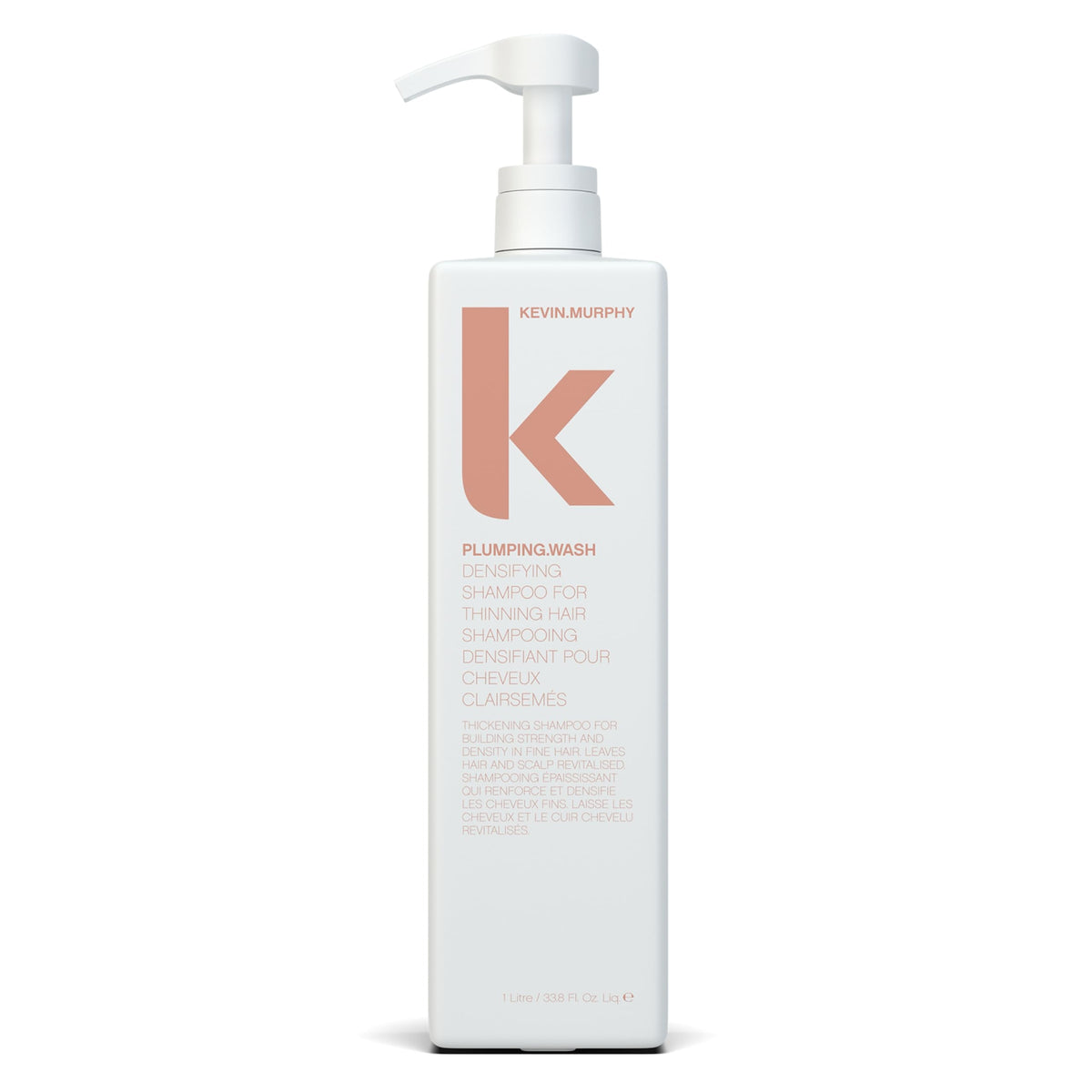 KEVIN.MURPHY PLUMPING.WASH bottle pouring for thicker-looking hair