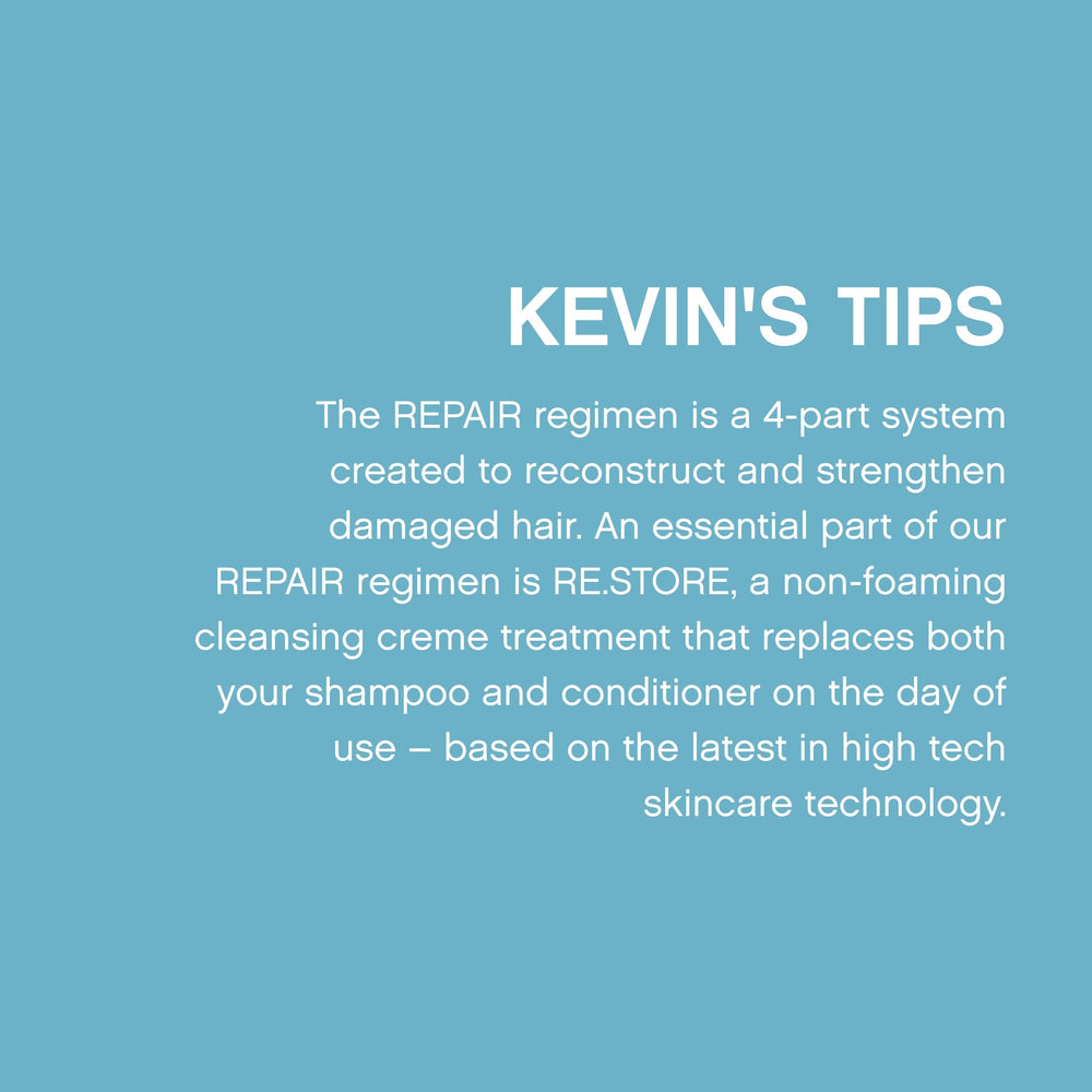 KEVIN.MURPHY RE.STORE sulfate-free formula supports mild cleansing.