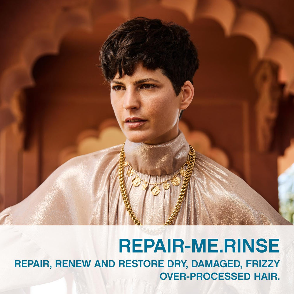 KEVIN.MURPHY Repair-Me.Rinse label close-up highlights protein-rich formula