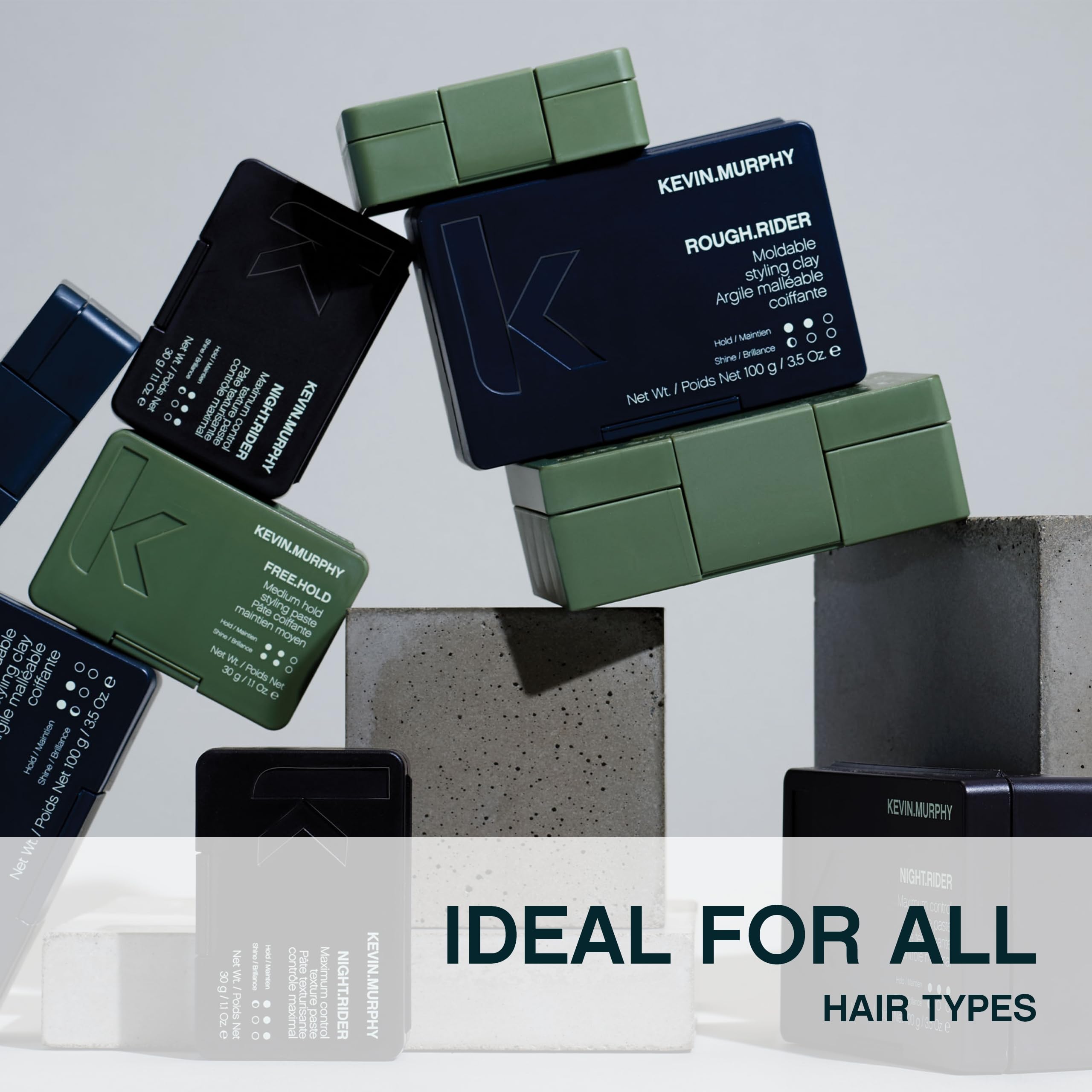 KEVIN.MURPHY ROUGH.RIDER envase compacto de 30 g para viaje.