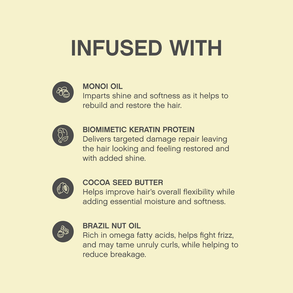 Frizz-control performance on coarse hair with Smooth.Again.Rinse