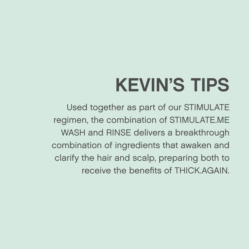 KEVIN.MURPHY Stimulate-Me.Wash cruelty-free formula on the label.