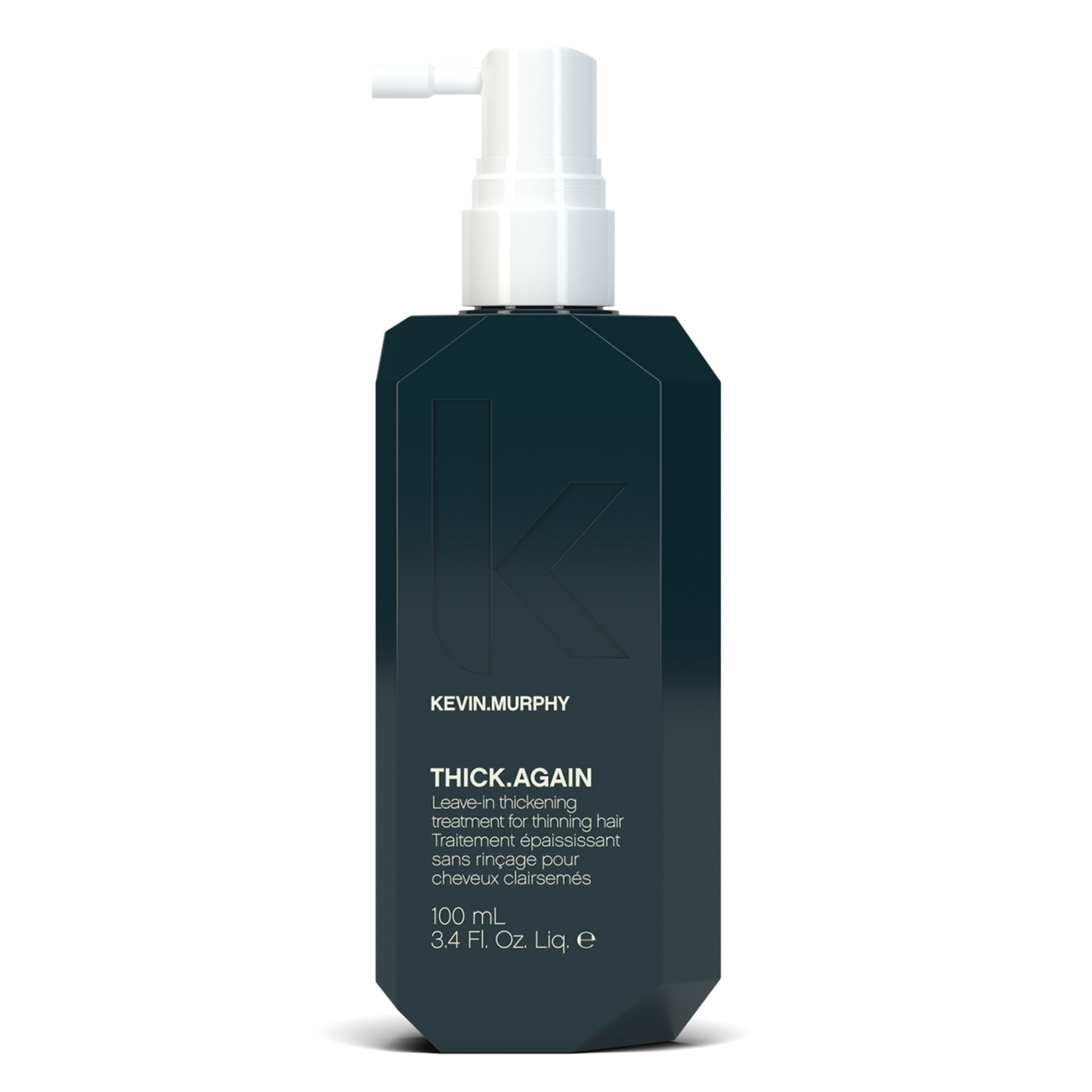 KEVIN.MURPHY Thick.Again bottle front shows premium design for hair thickening
