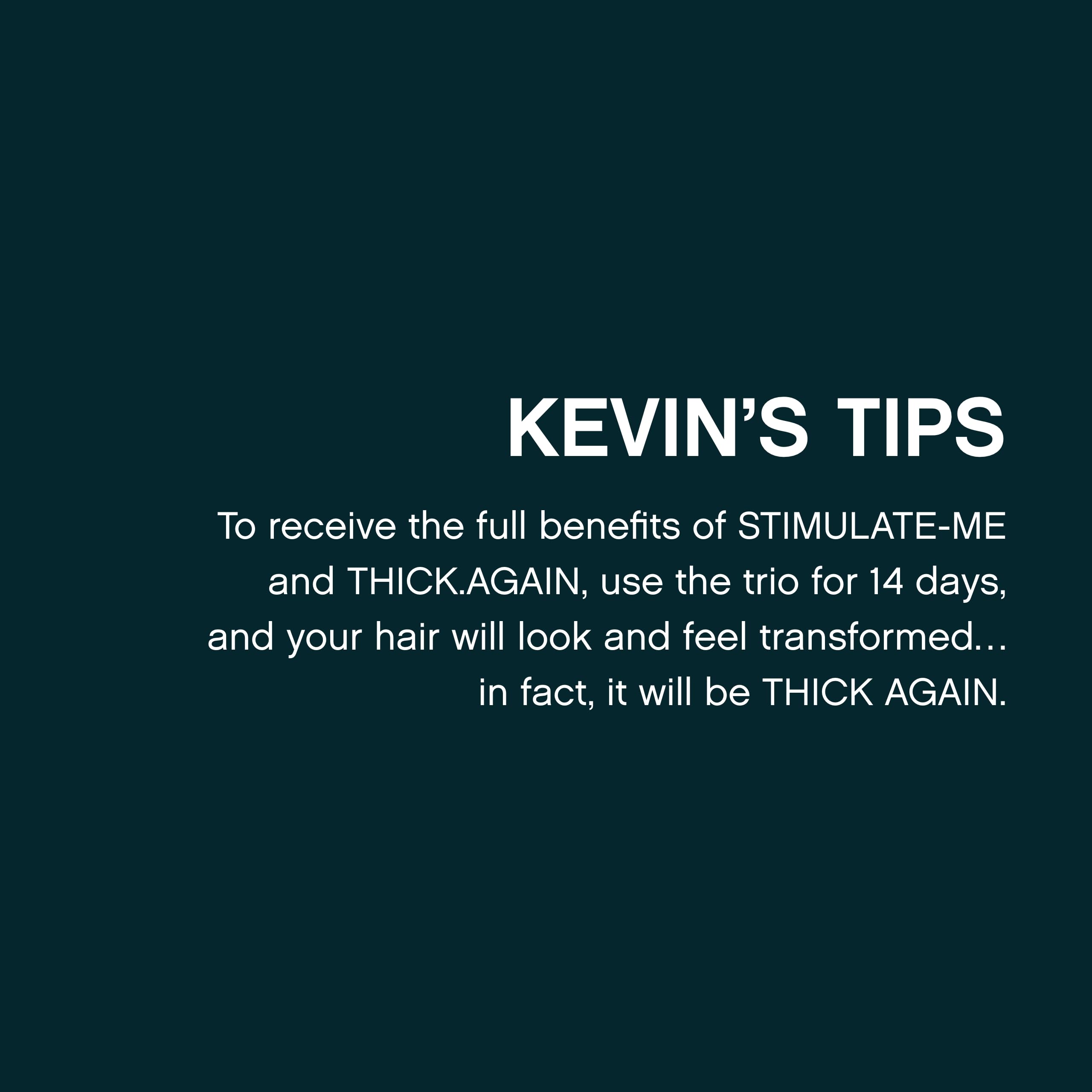 KEVIN.MURPHY Thick.Again heat protection shield up to 420 F 216 C during styling