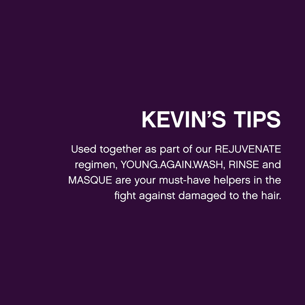 KEVIN.MURPHY Young.Again heat protection swatch showcases high-heat resilience.
