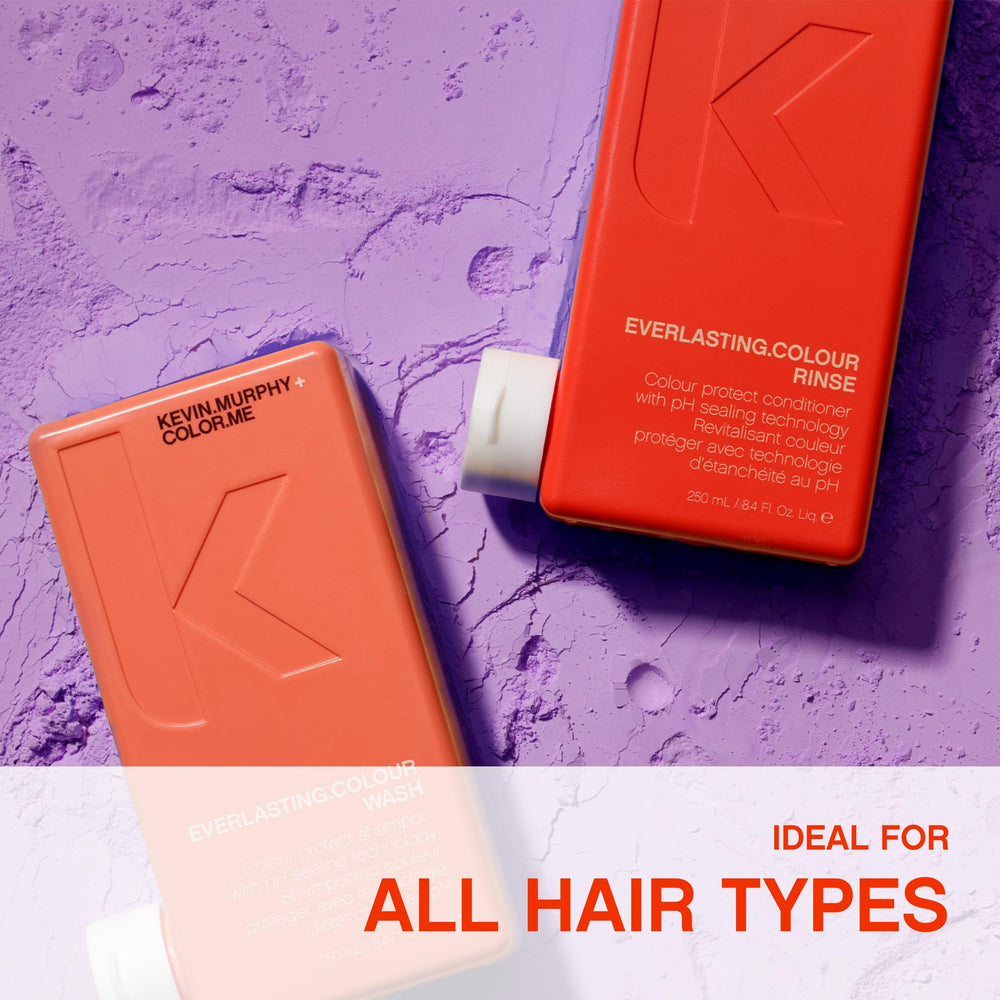 KEVIN.MURPHY EVERLASTING.COLOUR RINSE packaging highlights sulfate- and parabene-free care