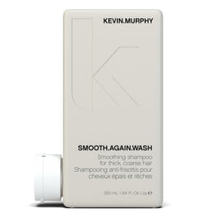 KEVIN.MURPHY SMOOTH.AGAIN.WASH bottle pour delivering frizz control and hydration.