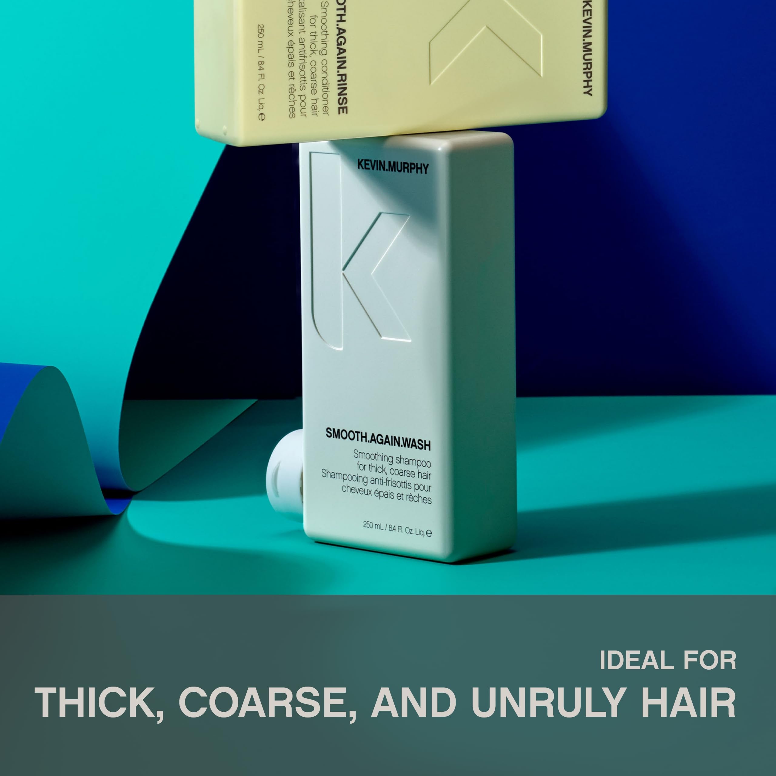 Monoi oil and Murumuru Butter enrich KEVIN.MURPHY SMOOTH.AGAIN.WASH for shine.