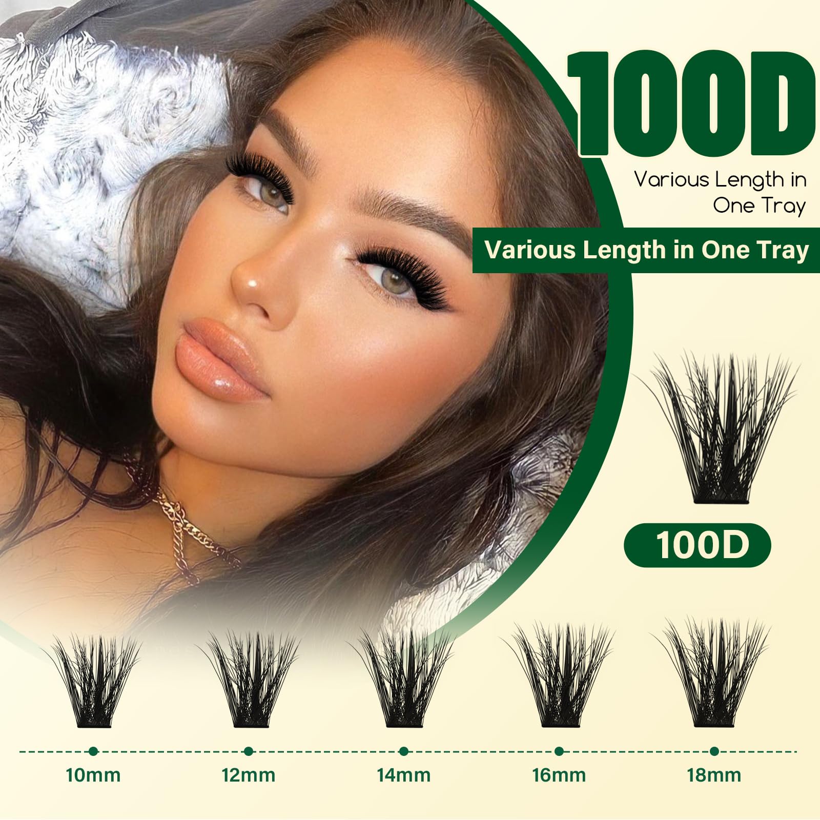 KEYYOU 100D curl delivers natural lift and open-eyed effect