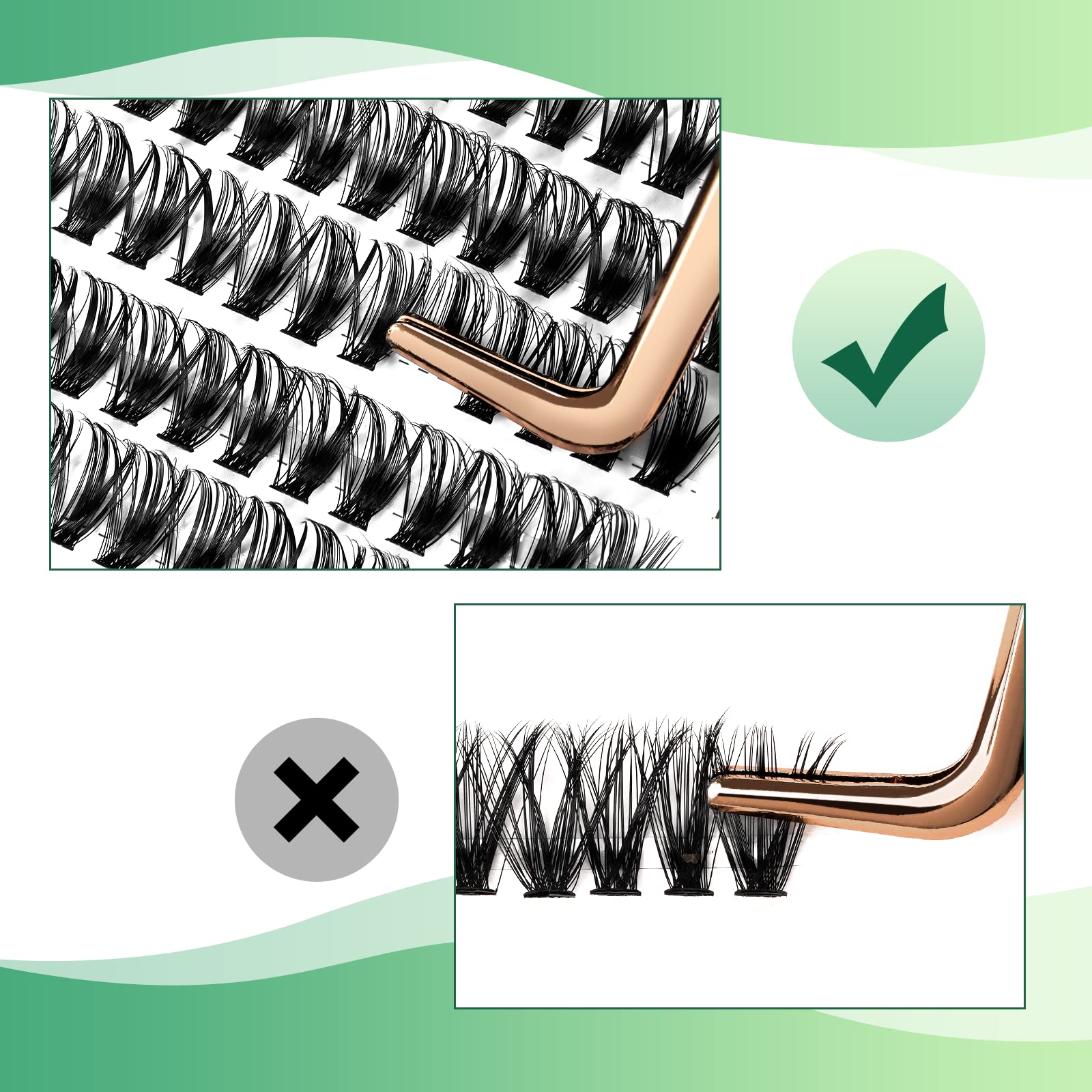 KEYYOU 10mm length offers versatile day-to-night styles