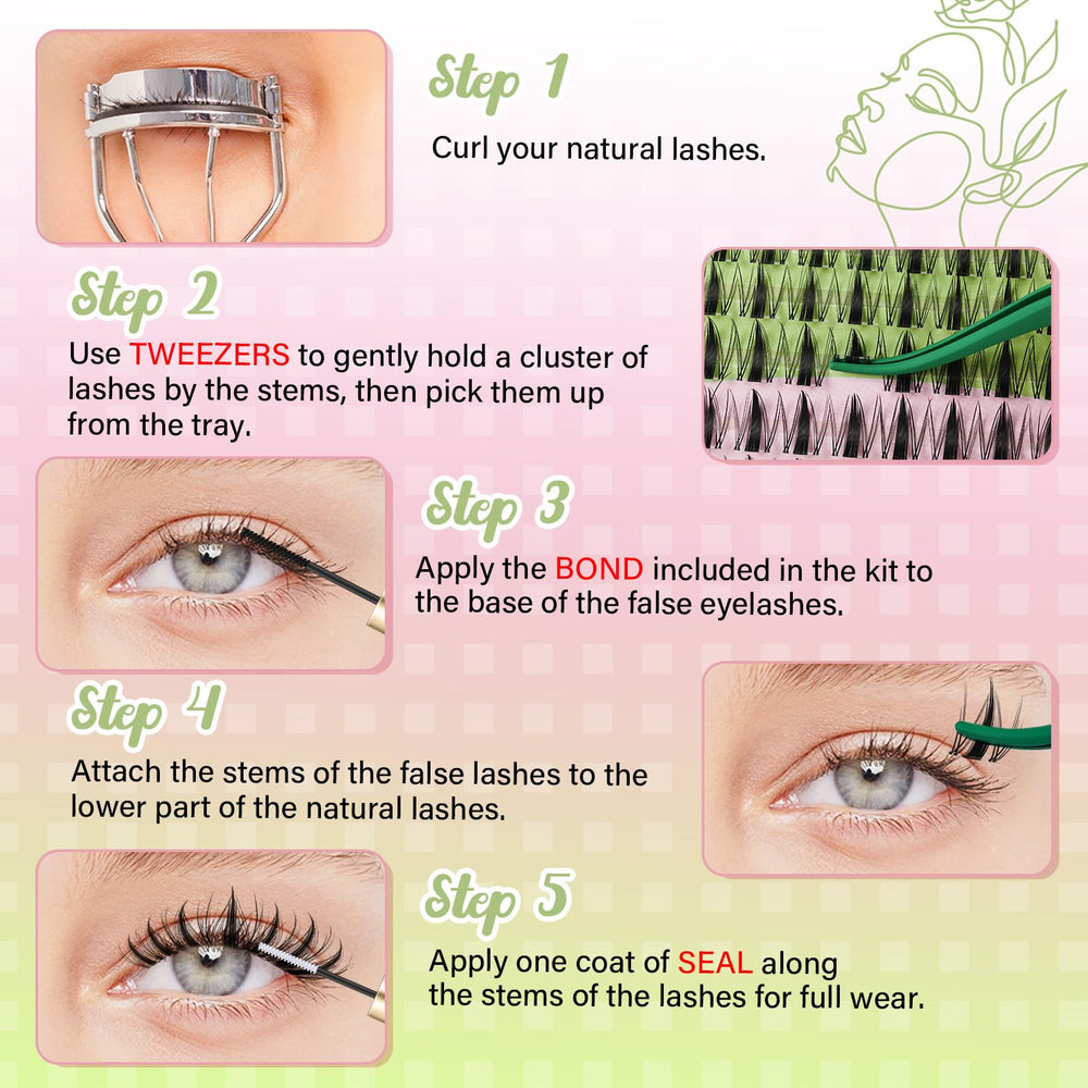 KEYYOU 144-piece lash clusters box supports multiple uses and value.