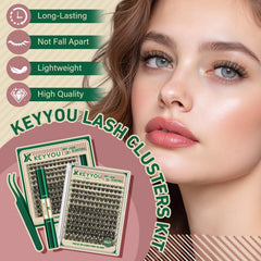 KEYYOU brush included in kit for easy application