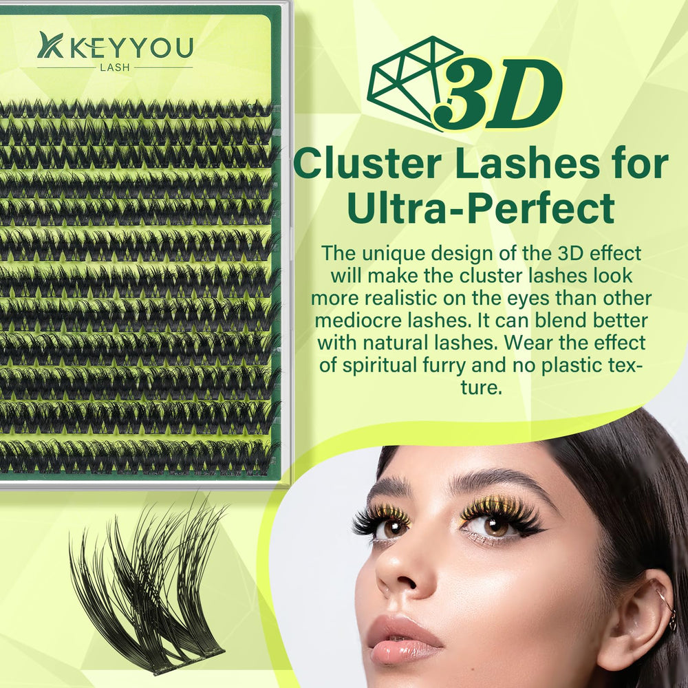 KEYYOU D Curl for an open, uplifting lash lift effect.
