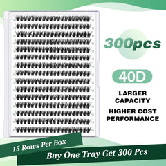 KEYYOU clusters with varying lengths for tailored lash looks