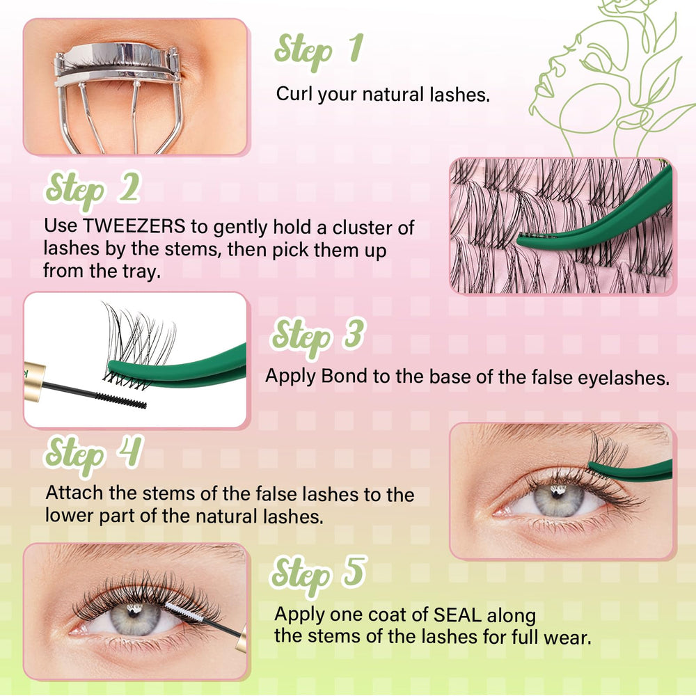 KEYYOU DIY at-home lash extension kit supports easy, mess-free eyelash upgrades.