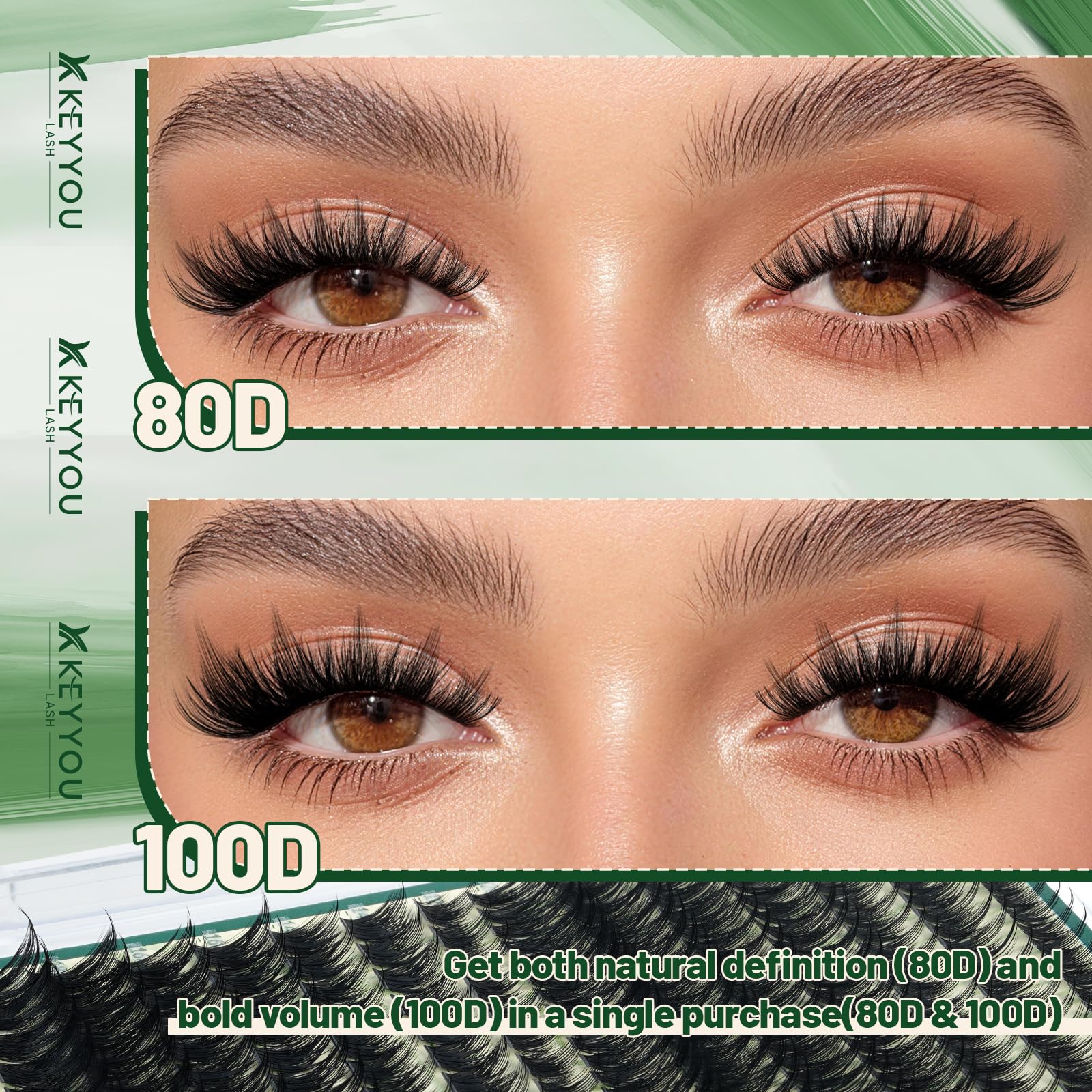 KEYYOU DIY lash-extension kit for salon-like results at home