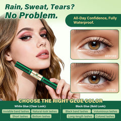 KEYYOU Removal is clean and residue-free to protect natural lashes
