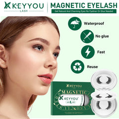 KEYYOU lash-applicator-tool enables precise, glue-free placement.