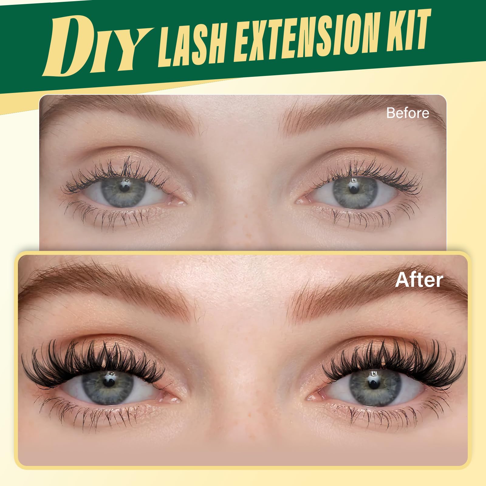 KEYYOU Bond and Seal bottle provides strong hold for lasting cluster lashes.