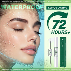 KEYYOU close-up of easy, precise lash bond application.