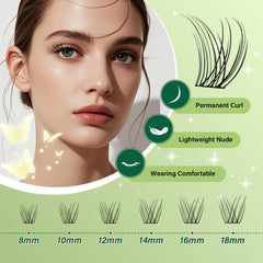 KEYYOU lash glue components with brush included for easy DIY.