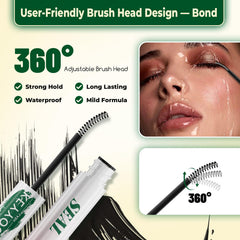 KEYYOU LASH Black Bond adhesive image for a fuller, defined cluster look