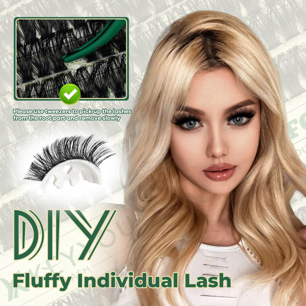 KEYYOU 80D and 100D density for fuller volume yet lightweight.